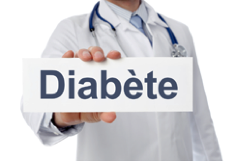 médecin prononçant le taux de diabète